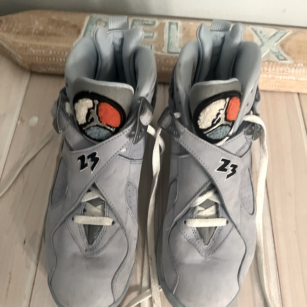 Jordan ice blue retro 8’s womans 8.5